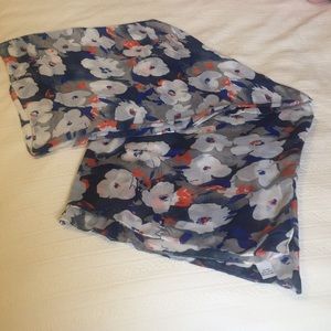 Lightweight Floral Scarf
